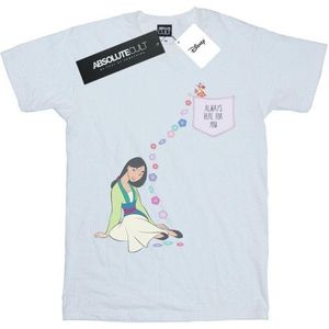 Li-cense Disney dames mulan altijd hier voor jou katoenen vriendje t-shirt
