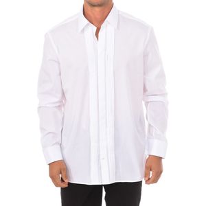 MOBIERE - 130648 - Heren Overhemd - Wit - Lange Mouwen