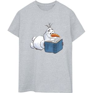 Li-cense Disney dames frozen olaf reading katoenen vriendje t-shirt