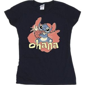 Li-cense Disney dames lilo and stitch ohana ananas katoenen t-shirt