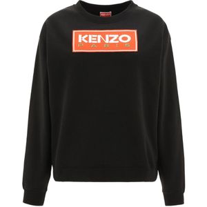 Kenzo - Paris Block Logo - Damessweatshirt - Zwart