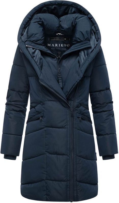 MARIKOO - Virenaa 16 - Gewatteerde Jas - Blauw - Met Capuchon