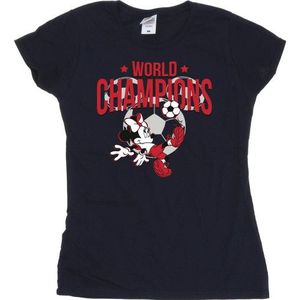 Li-cense Disney dames minnie mouse wereldkampioen katoenen t-shirt