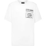 Plein Sport - Katoenen T-shirt - Wit - Ronde Hals