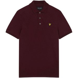 Lyle & Scott - Weavers Claret Burgundy - Poloshirt - Bordeauxrood