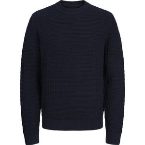 Jack & Jones Jprblabruce knit structure crew neck navy