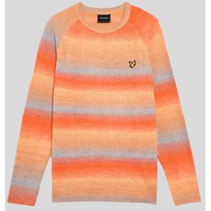 Lyle & Scott - Geribbelde Ombre-effecttrui - Veelkleurig