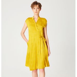 Minimalistische wrap jurk