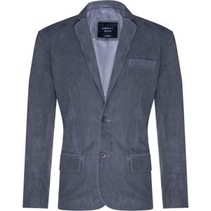 Blazer - Zwart - Italiaanse Leren Jas - Geitensuèdeleer