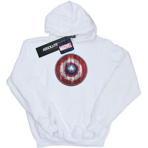 Li-cense Marvel heren captain america houten schild hoodie