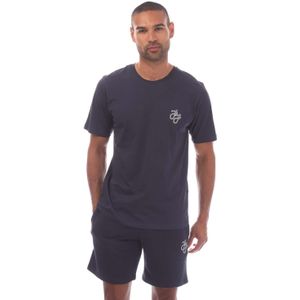 Jack & Jones - Tag T-shirt & Short Set - Marineblauw - Korte Broeken
