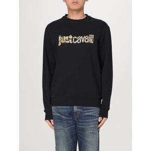 Just Cavalli - Heren Sweater - Zwart - Katoen