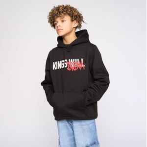 Kings Will Dream - Gelabelde Hoodie - Zwart - Jongens