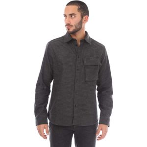 Belstaff - Houndstooth Schub - Overhemd - Zwart - Katoen