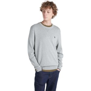 Timberland - John Crewneck Sweatshirt - Grijs - Heren - 100% Katoen