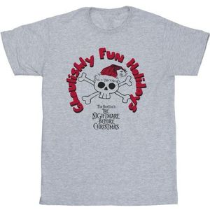 Li-cense Disney heren the nightmare before christmas ghouishly fun holidays t-shirt