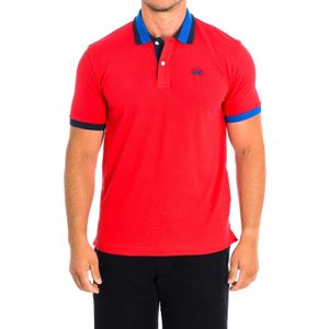 La Martina - TMP008-PK001 - Polo met Korte Mouwen - Rood