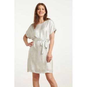 Smashed Lemon - 25111 - Metallic Zomerjurk - Zilver