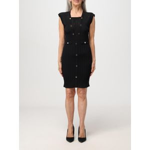 Gebreide Mini-jurk met Knopen Detail