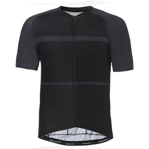 Oakley - Korte Mouw Zip Up - Fietsshirt - Zwart - Heren