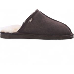 Highland - Muiltjes - Bruin Suède - Echte Schapenvacht - Winterwarm en Antislip