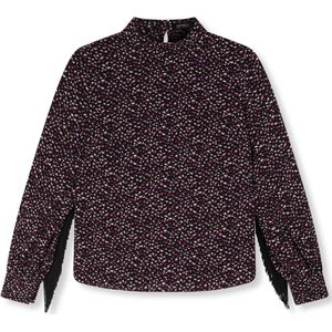 Refined Department Alvera ladies woven flowy dots blouse