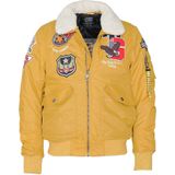 Top Gun - TG23002 - Bomberjack - Met Imitatiebontkraag