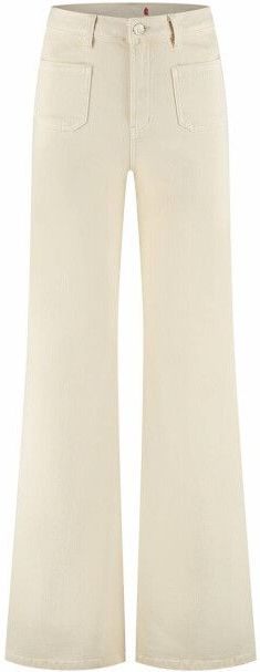 Florèz - CR0103 ANA FLARED - Jeans - Ecru