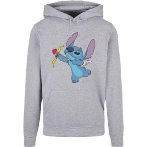 Li-cense - Lilo and Stitch Cupid - Hoodie - Multicolor - 50% Katoen, 50% Polyester, Dubbellaags, Zwaargewicht