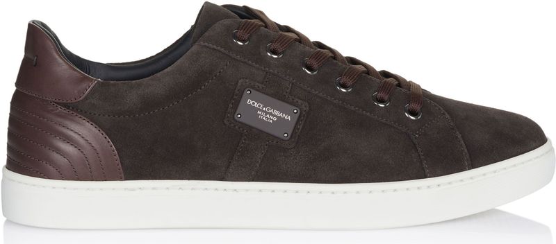 Dolce & Gabbana - CS1494 B5699 80051 - Sneaker - Donkerbruin - 100% Kalfsleer