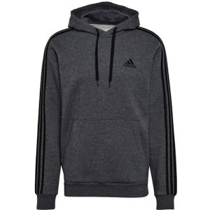 Adidas - Essentials 3 Stripes - Fleece Hoodie - Zwart