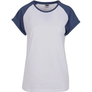 Urban Classics Dames contrast raglan t-shirt