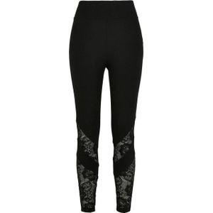 Urban Classics Dames kanten legging met hoge taille