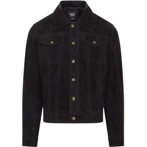 Heren - Trucker - Geitensuède - Leren Jeansjas - Yangon