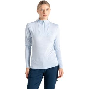 Dare2b - Gestreepte Fleece - Sweater - Lichtgewicht - Hoog-Neck - 2 Zijzakken