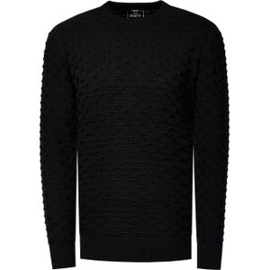 Rusty Neal - Gebreide Trui - Effen Kleur - Ronde Hals - Casual Pasvorm