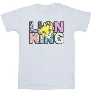 Li-cense Disney heren the lion king patroon logo t-shirt