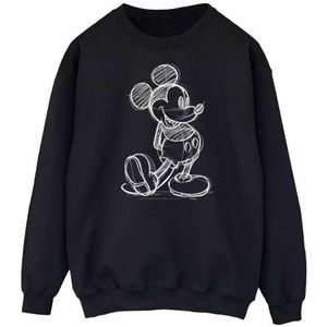 Li-cense - Disney - Sweatshirt - Zwart - 50% Katoen, 50% Polyester, Gedrukt, Crew Neck