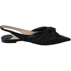 Jimmy Choo - Annabell Flat Nap - Ballerina's - Zwart - Nappaleer