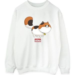 Li-cense Disney dames big hero 6 baymax kitten pose sweatshirt