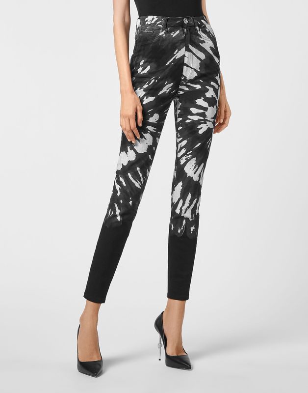 Super Hoge Taille Jegging Tie Dye