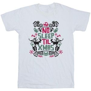 Li-cense Disney heren the nightmare before christmas no sleep til xmas t-shirt