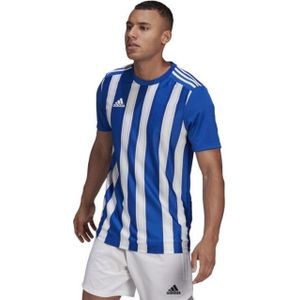 Adidas - Heren - Gestreept T-shirt - 100% Polyester - Korte Mouwen