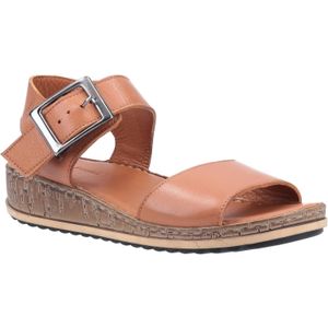 Hush Puppies Ellie Wedge Sandaal voor dames, bruin, 36 EU