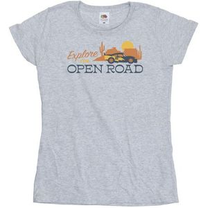 Li-cense Disney dames auto's verkennen de open weg katoenen t-shirt