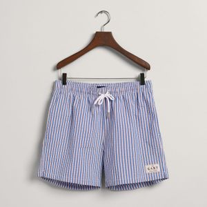 Gant - Classic Fit Seersucker - Zwemshorts - Blauw