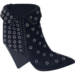 Isabel Marant Lakky 90 Oogletlaarzen in Zwart Suède