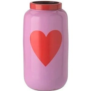 Gift Company Saigon vase xxs 12cm heart pink lavender red