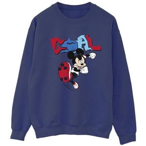 Li-cense Disney dames mickey mouse goal striker pose sweatshirt