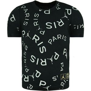 Nike - Jordan Paris Sleeve Crew Neck - T-shirt - Zwart/Wit